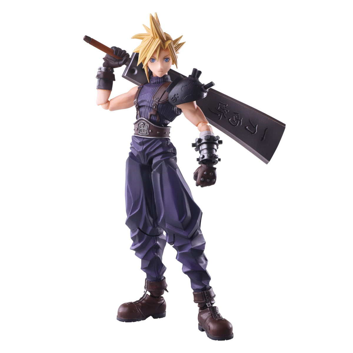'Square Enix Final Fantasy VII Cloud Strife Bring Arts Hardedge 5.98in Japan NEW'