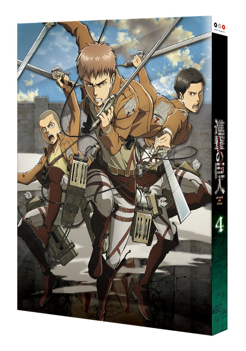 Pony Canyon Attack on Titan Vol.4 Limited Blu-ray + Soundtrack CD from Japan NEW