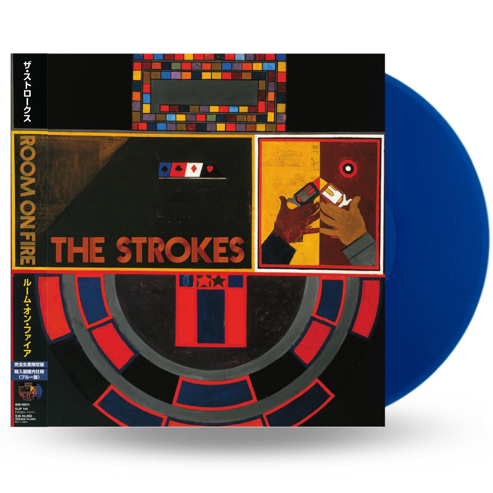 Strokes/Room On Fire (WITH OBI/BLUE VINYL/JAPANESE LIMITED EDITIO SIJP148 New LP