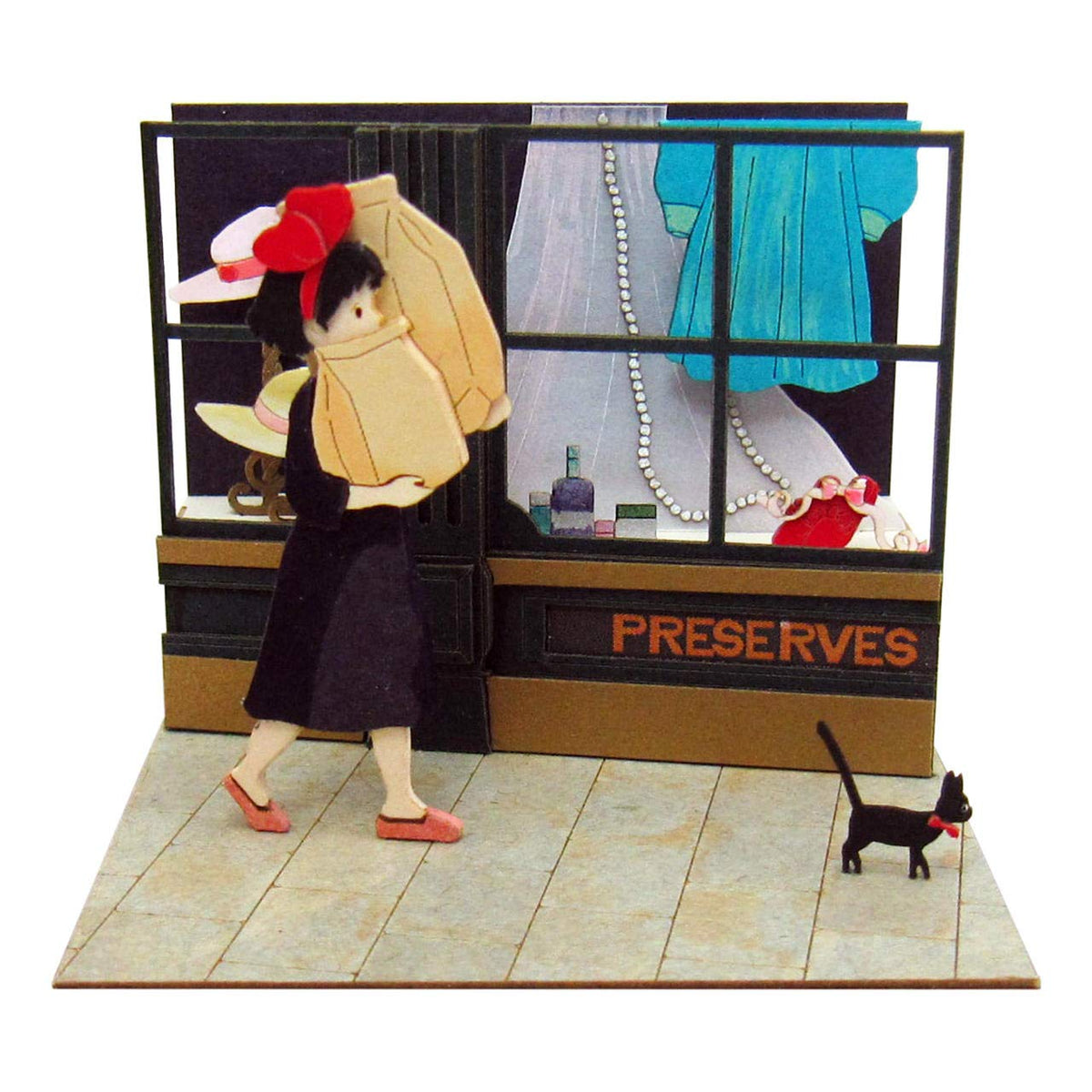 Sankei Studio Ghibli mini Kikis Delivery Service Shopping Non-scale Paper NEW