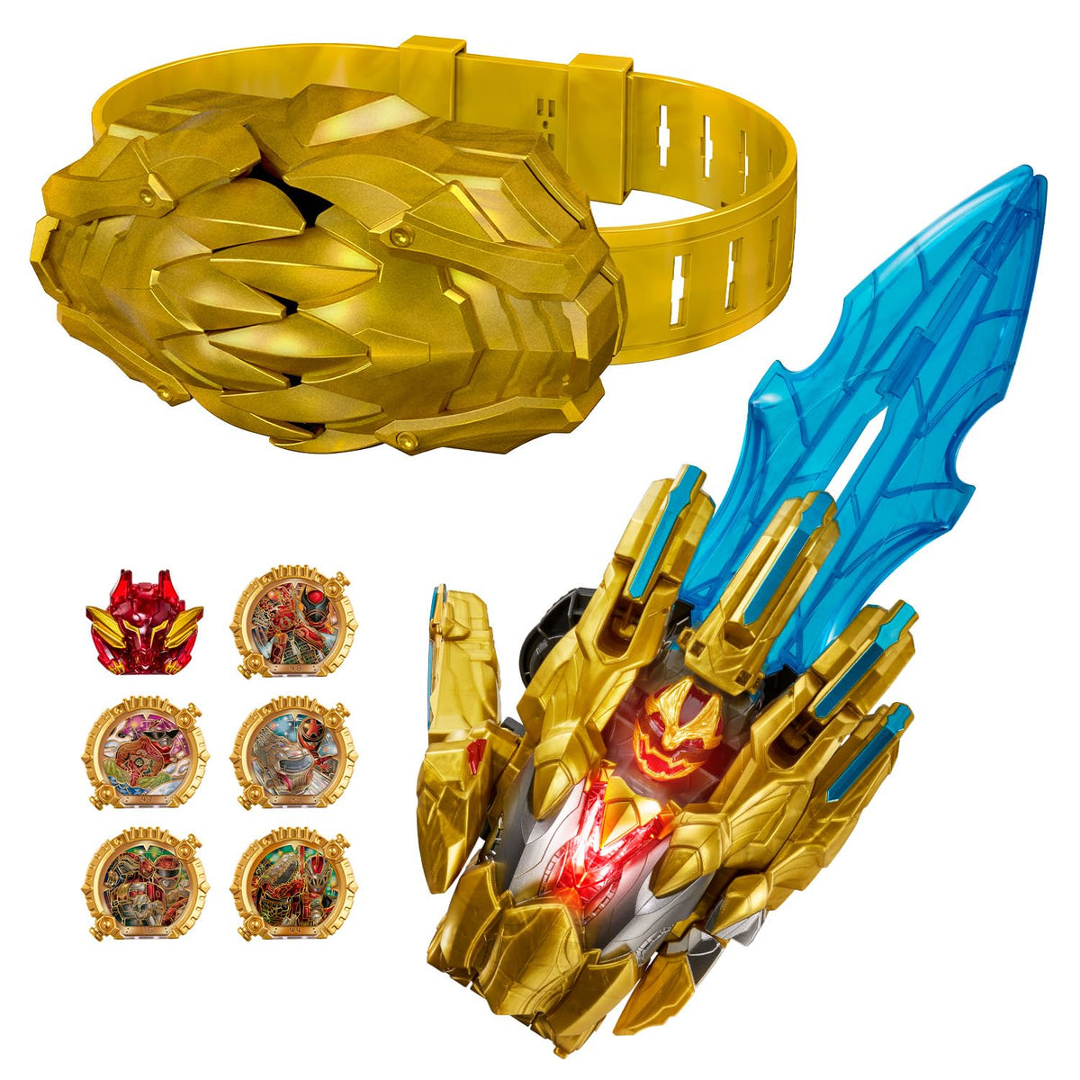 Bandai Number One Sentai Gojujer DX Tega Sword Sentai Ring Set NEW