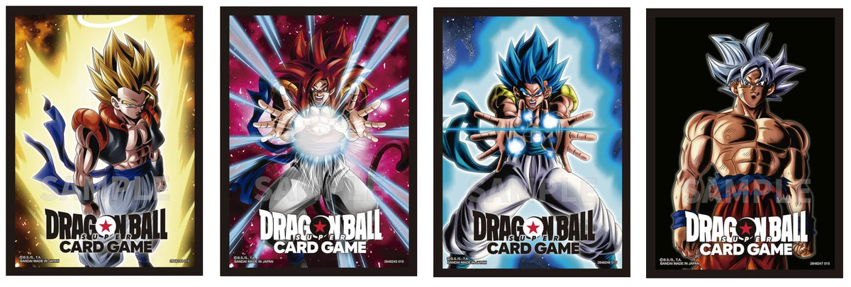 'NEW Bandai Dragon Ball Super Card Game Official Sleeves 04 Set of 4'