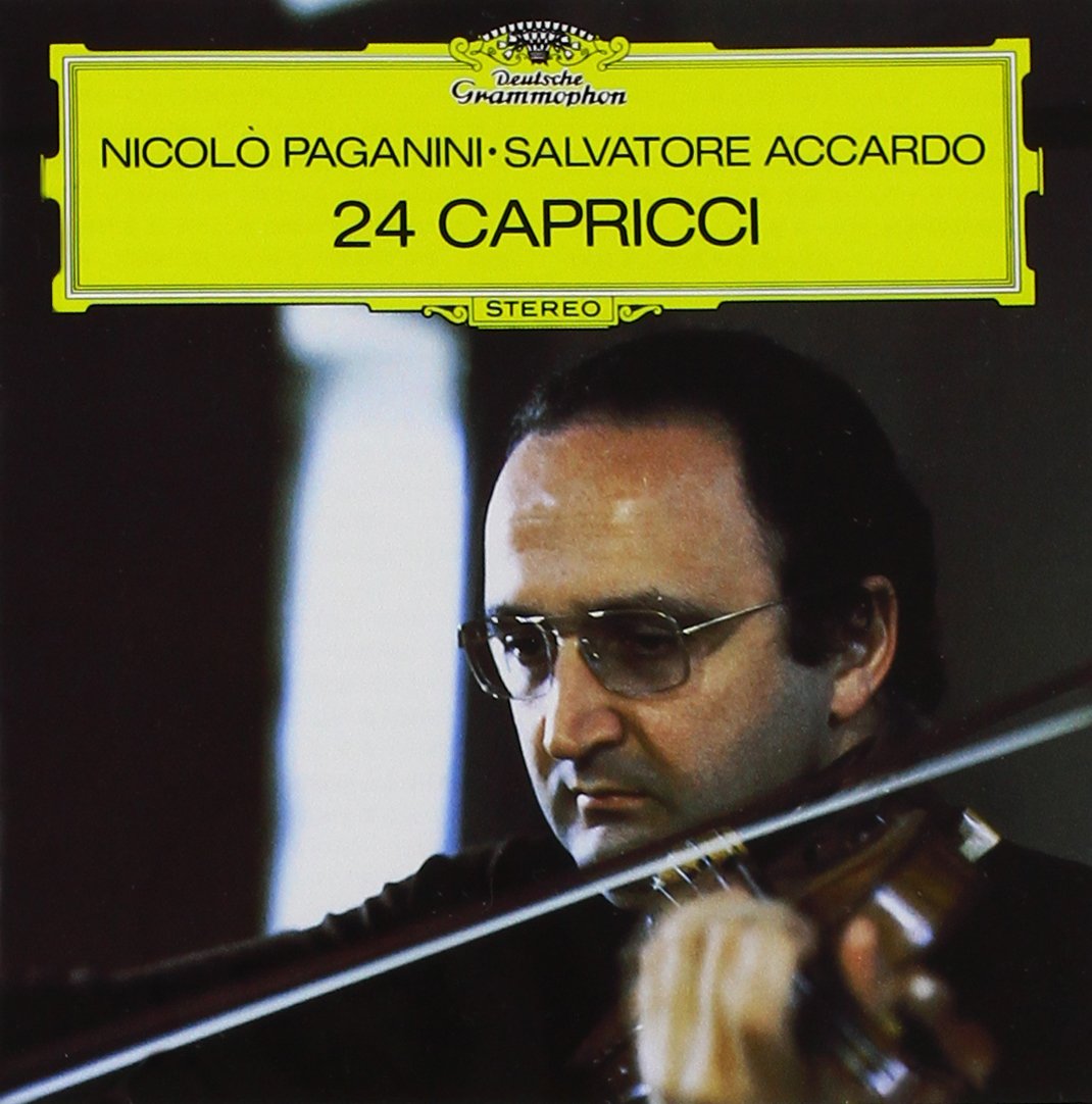 Salvatore Accardo Violin NEW CD Paganini 24 Capricci Japan OBI