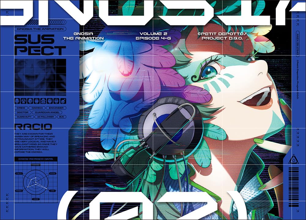 New Gnosia The Animation Vol.2 Limited Edition Blu-ray+Drama CD Japan ANZX17943