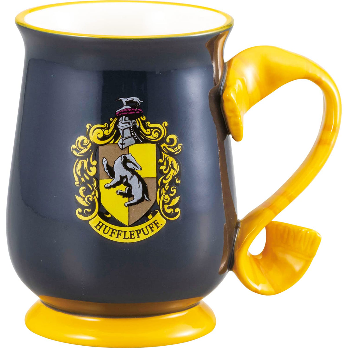'Sun Art Harry Potter Hufflepuff Scarf Mug Cup SAN3739-3 450ml Ceramic Japan NEW'