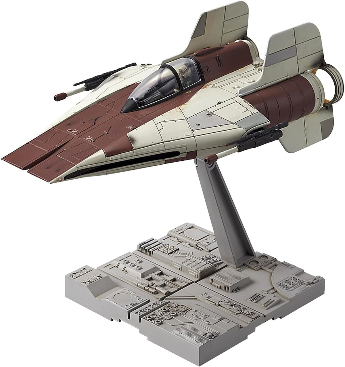 BANDAI SPIRITS Star Wars 172 A-Wing Starfighter Color-Coded Plastic Model NEW
