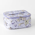 'Tsukurie Kurahashi Rei Vanity Pouch Siamese Cat SKRF1329 Purple Cosmetic Bag NEW'