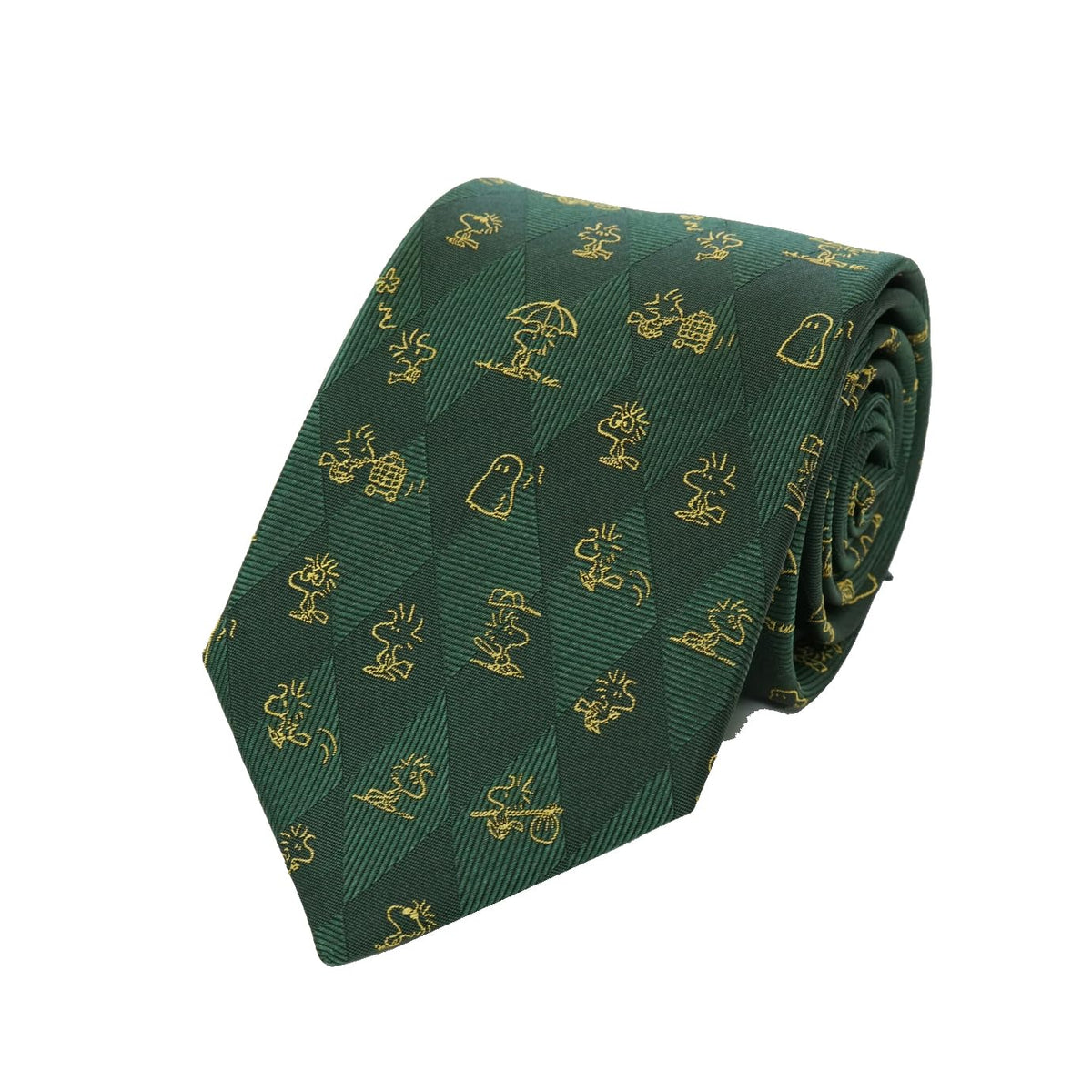 'PEANUTS Woodstock Green Tie 921010 Snoopy Character Gift NEW'