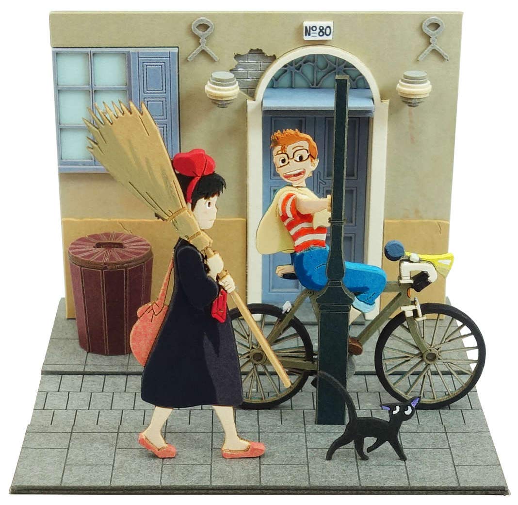 Sankei Studio Ghibli mini Kikis Delivery Service The Curious Witch Paper NEW