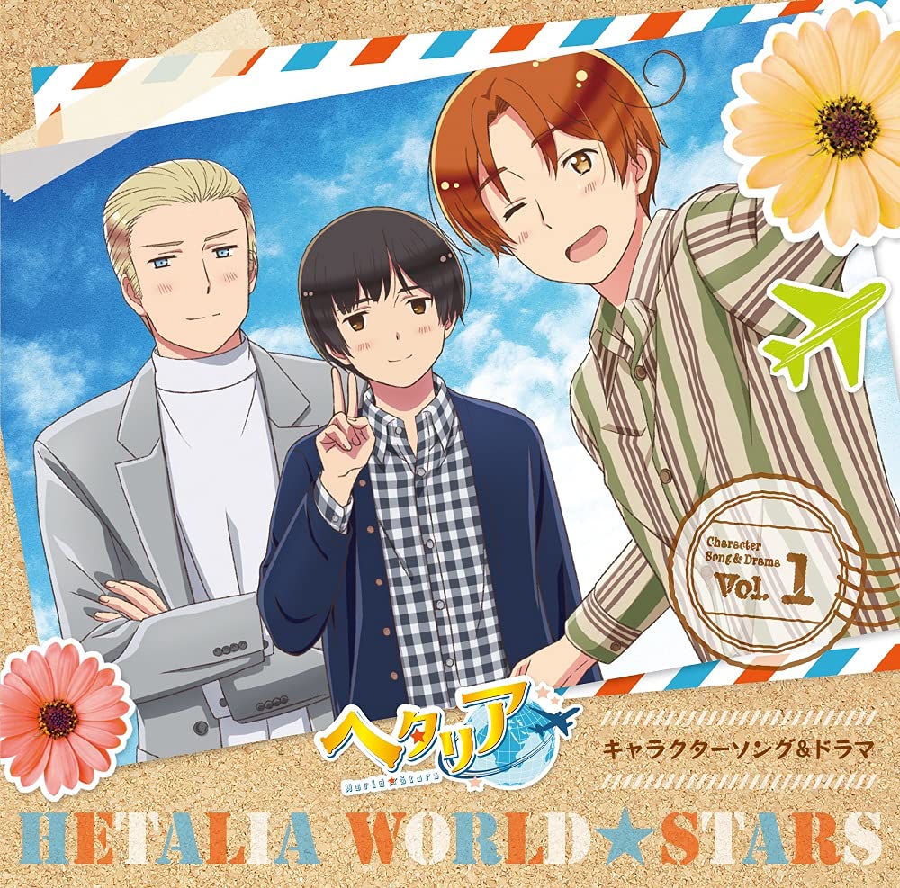 New Anime Hetalia World Stars Character Song & Drama Vol.1 Regular edition NEW