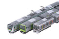 TOMYTEC Tetsudore Pocket Vol. 2 East and West Loop Line Edition Pre-painted NEW