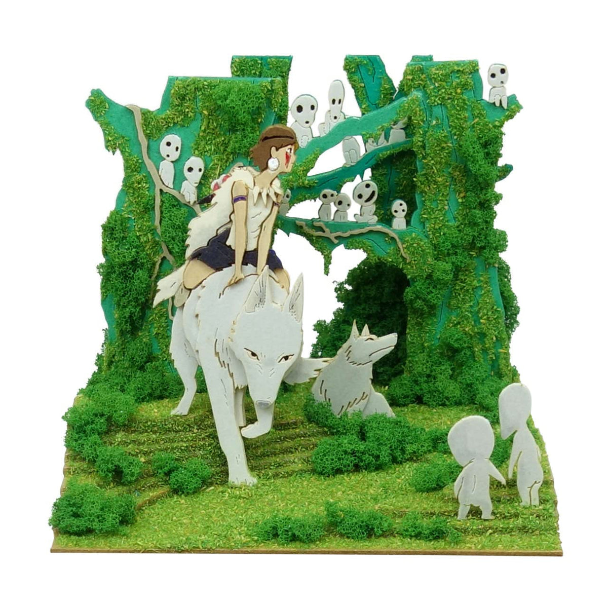 Sankei Studio Ghibli mini Princess Mononoke Forest of the Spirits Paper NEW