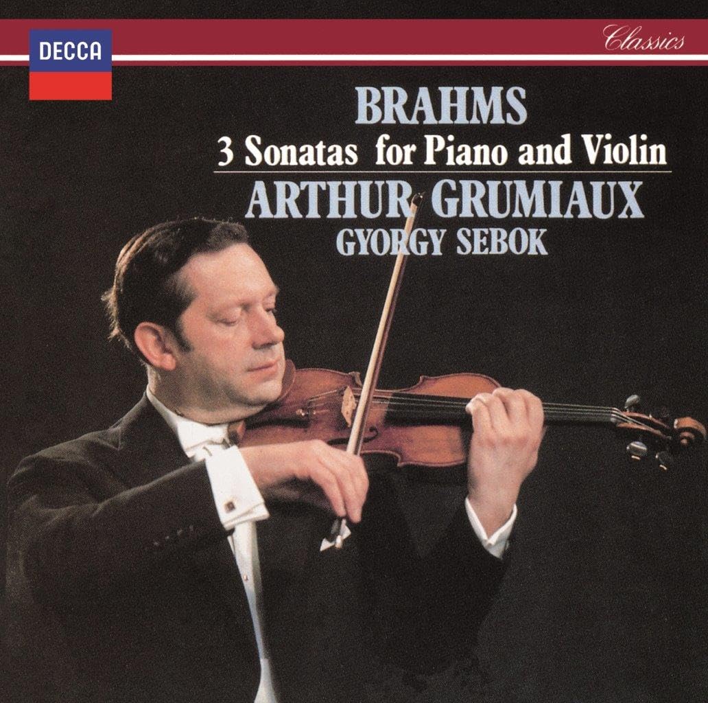 Arthur Grumiaux Gyorgy Sebok Brahms Complete Violin Sonatas UHQ From Japan CD