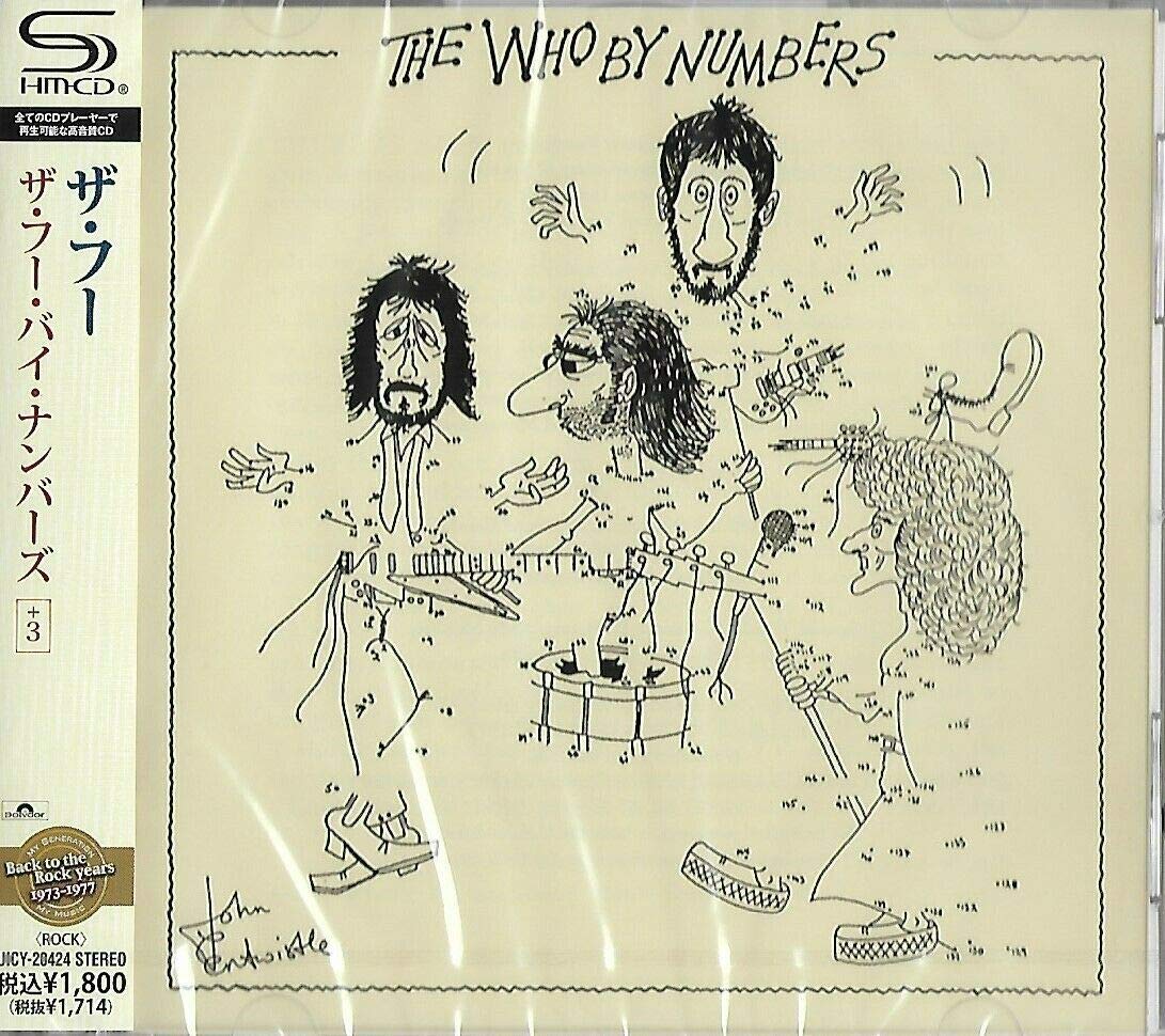 The WHO Pete Townshend NEW CD(SHM-CD) The Who By Numbers Bonus Trax Japan OBI