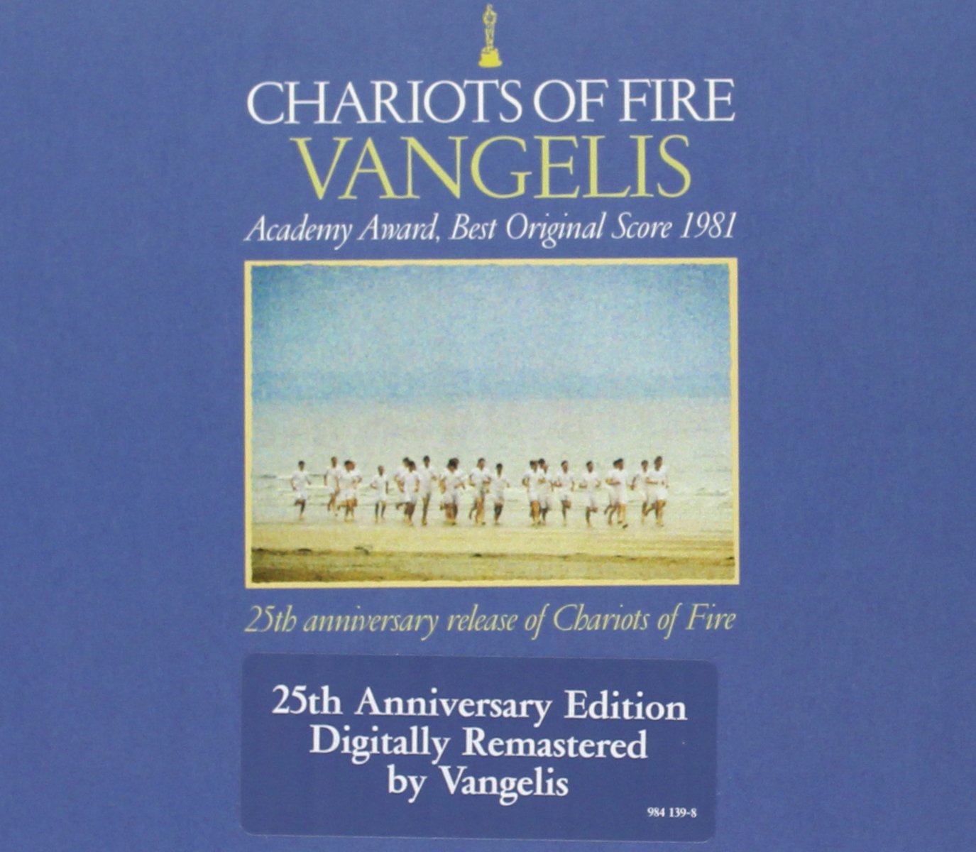 Chariots Of Fire (Remastered) (25th Anniversary Edition) Vangelis [CD] NEW