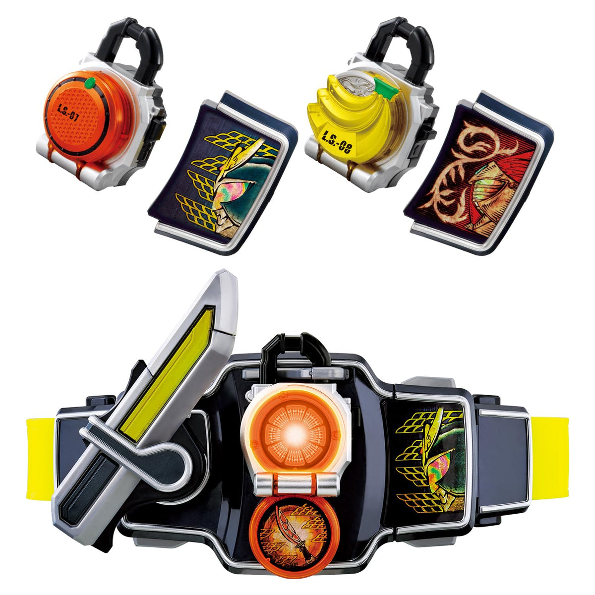 'Bandai Kamen Rider Gaim SUPER BEST DX Sengoku Driver Baron Belt Toy Set NEW'