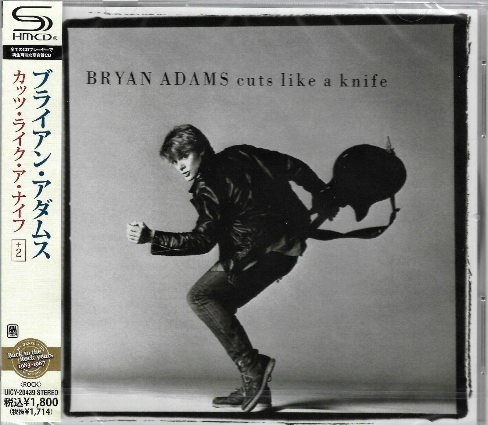Bryan Adams SEALED BRAND NEW SHM-CD ”Cuts Like A Knife+2 Bonus OBI Tracks Japan