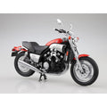 AOSHIMA Skynet 112 Finished Model Bike Yamaha Vmax Fire Red NEW