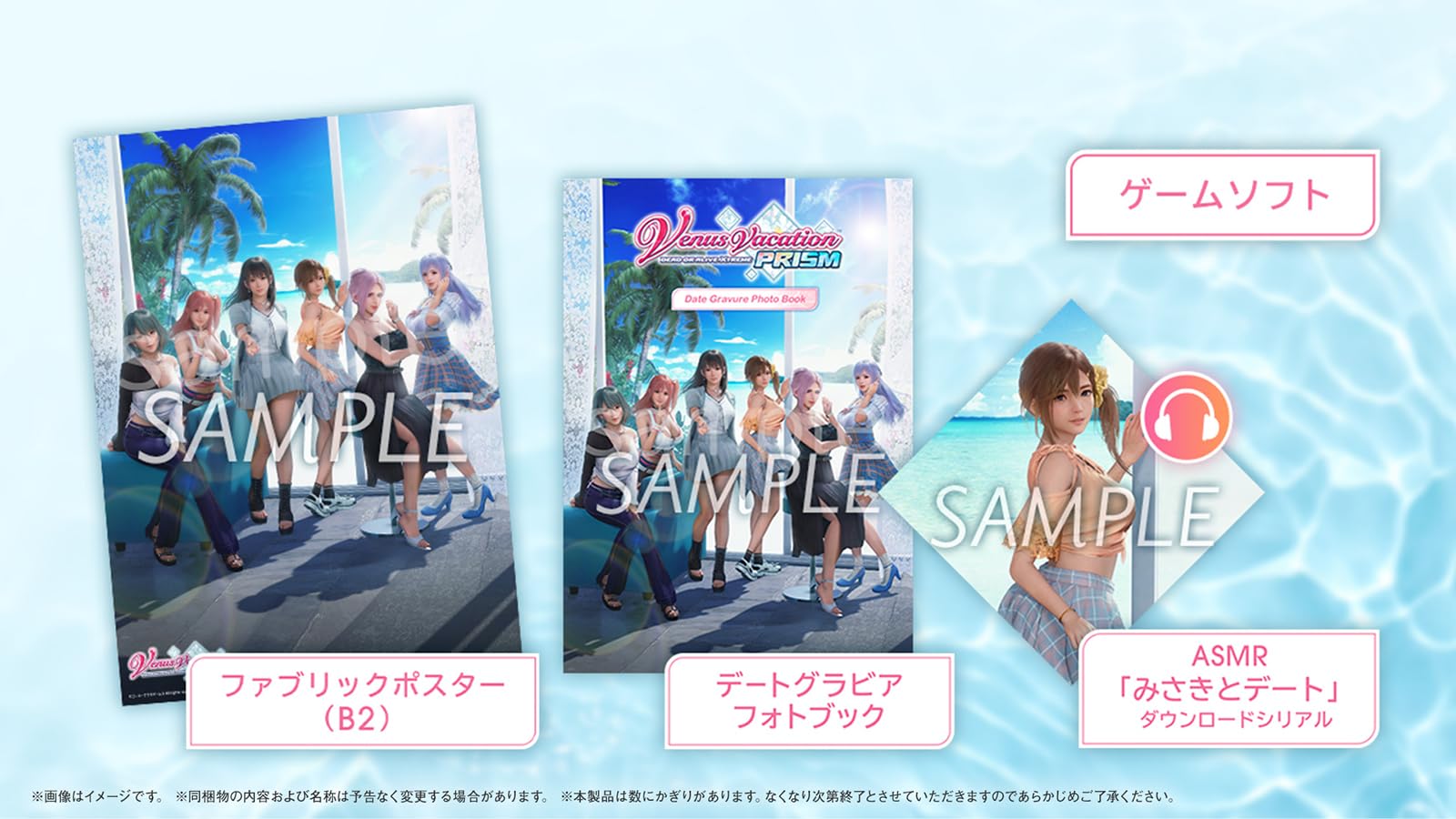[Steam] DEAD OR ALIVE XTREEM VENUS Vacation Prism Premium Box for Steam Game Set