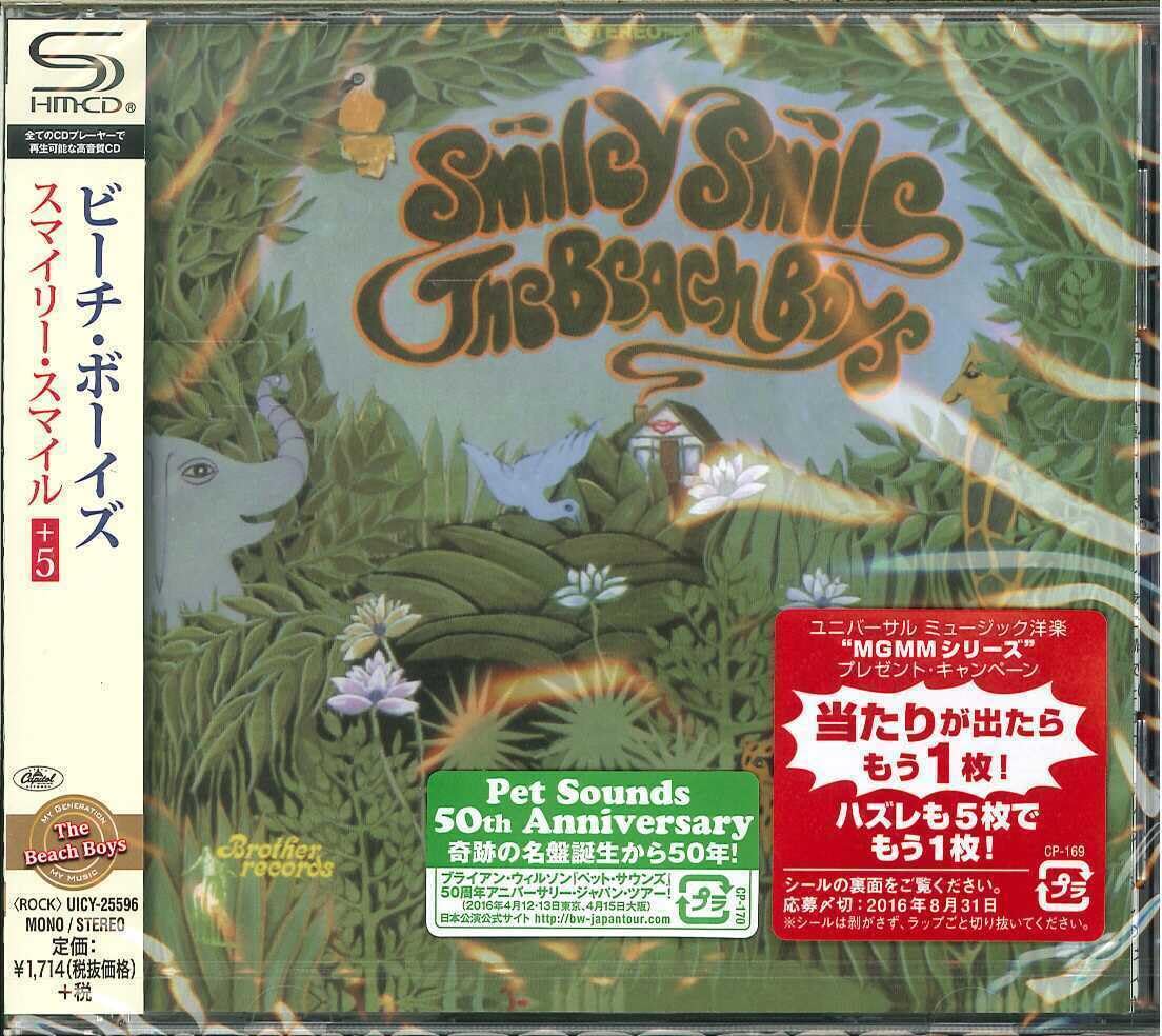 The Beach Boys SEALED NEW CD(SHMCD) Smiley Smile 5 Bonus Tracks Japan OBI