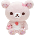 San-X Rilakkuma Cherry Blossom Theme Plush Sitting Plush Korilakkuma NEW
