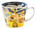 Yamaka Shoten MOOMIN New Bone Soup Mug Map Microwave Safe Moomin Goods NEW