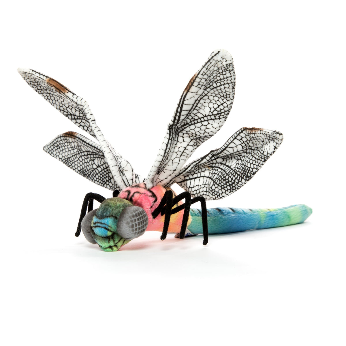 'HANSA Dragonfly Plush BH6566 33cm Realistic Insect Stuffed Animal Toy Japan NEW'
