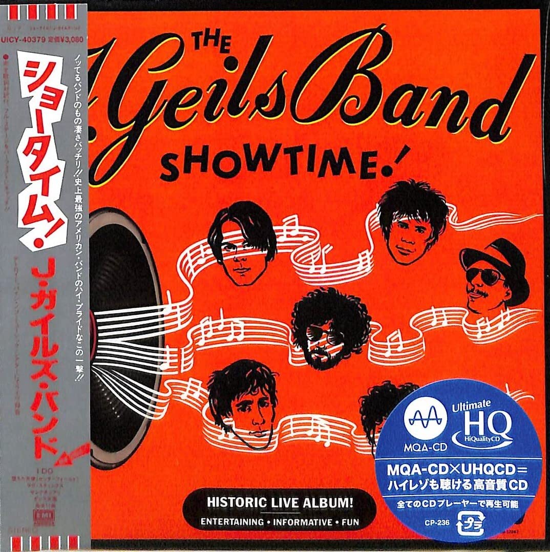 J. GEILS BAND SHOWTIME! JP MQA UHQ MINI LP CD HI-RES Audio NEW