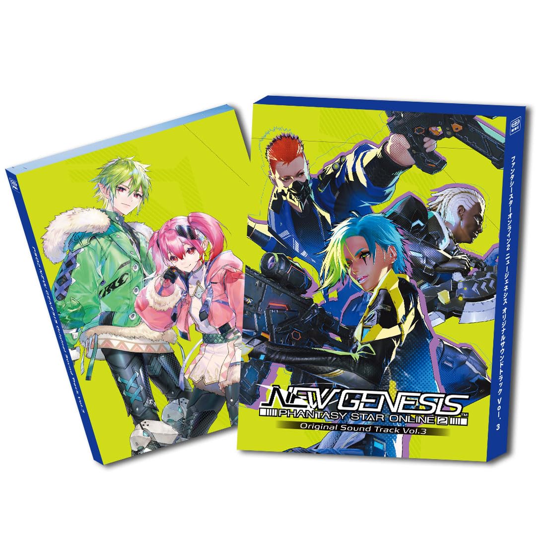 PSO2 NEW GENESIS Original Sound Track Vol.3 3CD Game Music OST WWCE-31591