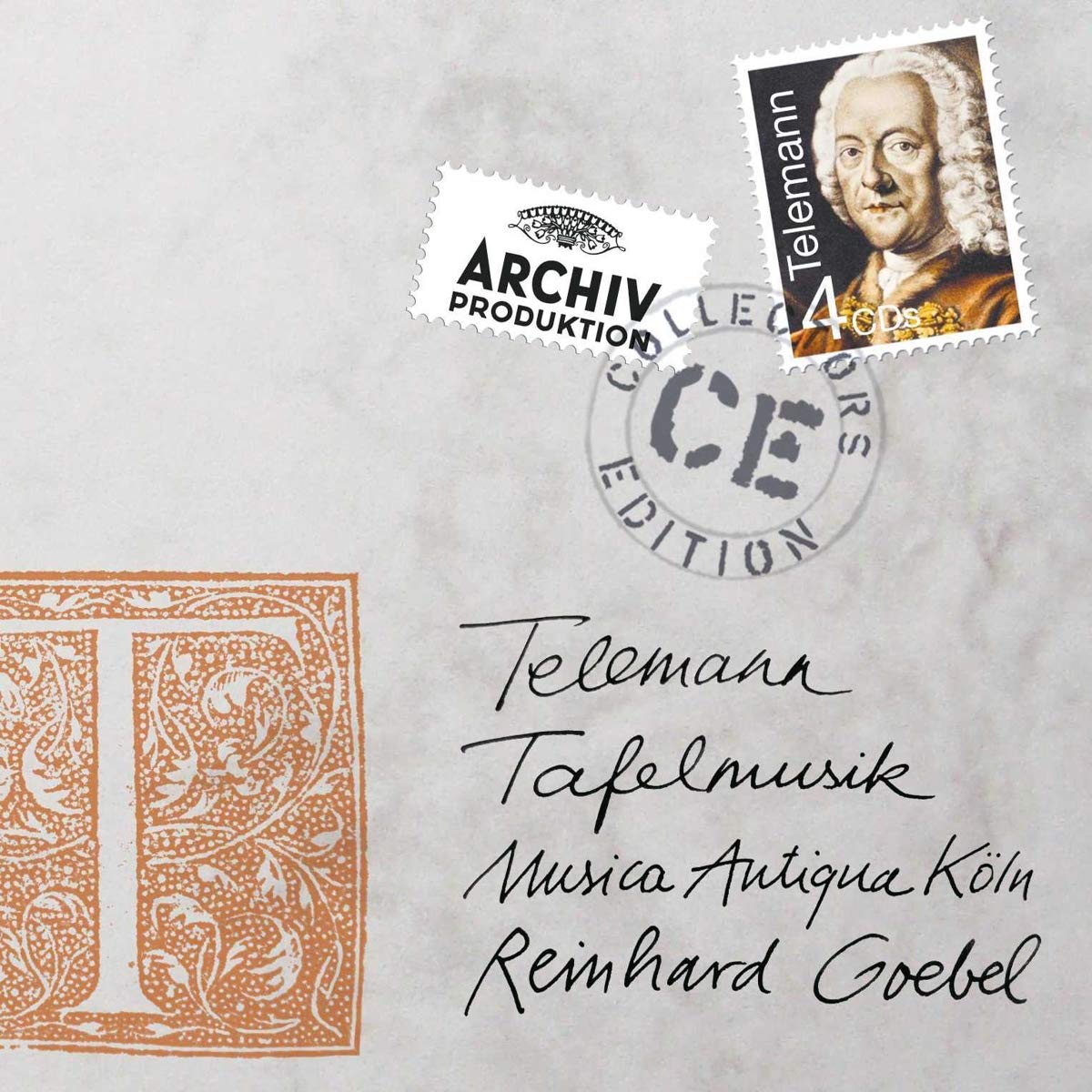Reinhard Goebel / Telemann: Tafelnmusik 4CD a NEW