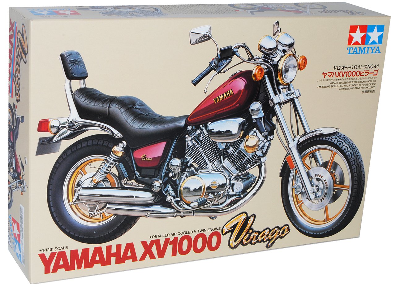Tamiya 1/12 Motorcycle No. 44 Yamaha XV1000 Virago Plastic Model Kit 14044 NEW