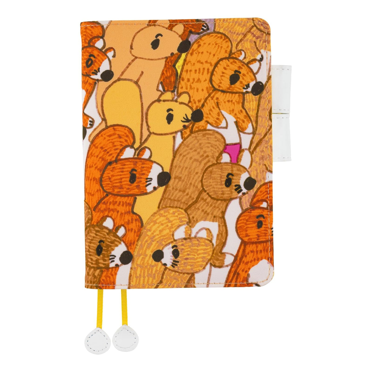 Hobonichi Techo Original A6 Techo Cover 100%ORANGESquirrels Everywhere NEW