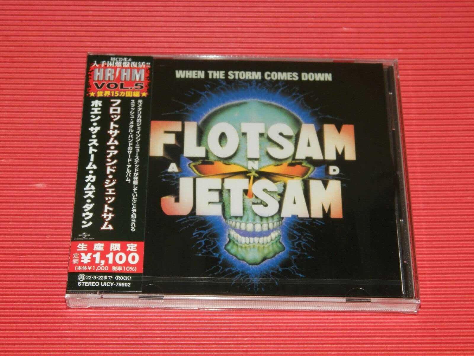 2022M HR/HM 1000 FLOTSAM AND JETSAM When The Storm Comes Down JAPAN CD NEW