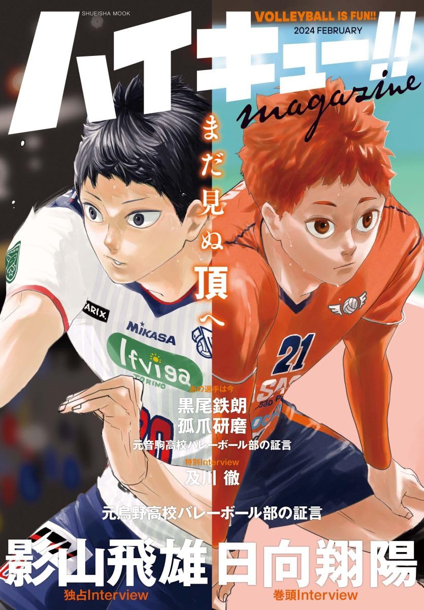 Brand New! – 2-Set Haikyu!! Magazine 2024 February & 2025 August NEW