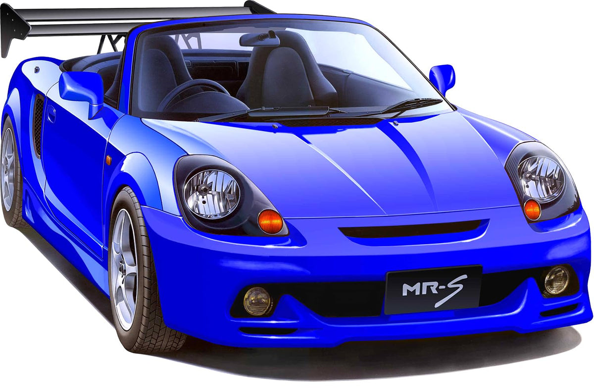 124 Inch-Up Series No. 334 Toyota MR-S with GT Wing Plastic Model NEW