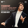 Riccardo Muti Tchaikovsky Symphonies Piano Concerto No. 1 5 SACD Hybrid NEW