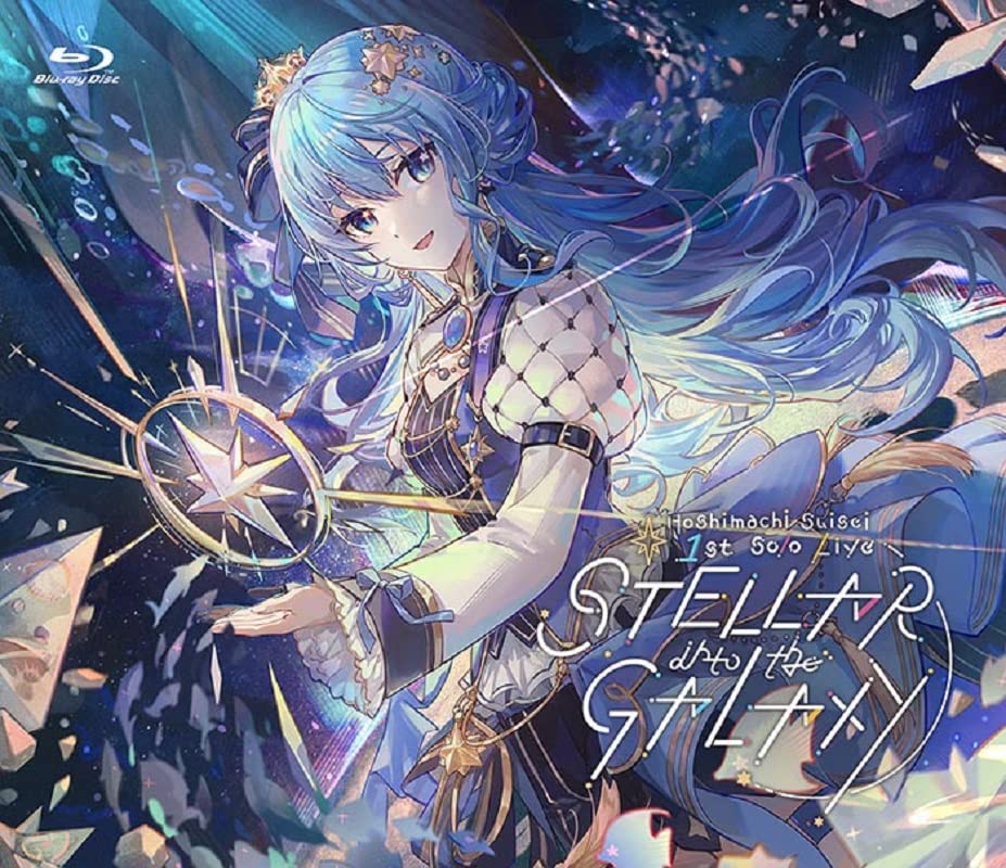 Hoshimachi Suisei 1st Solo Live STELLAR into the GALAXY Blu-ray w/Track# NEW