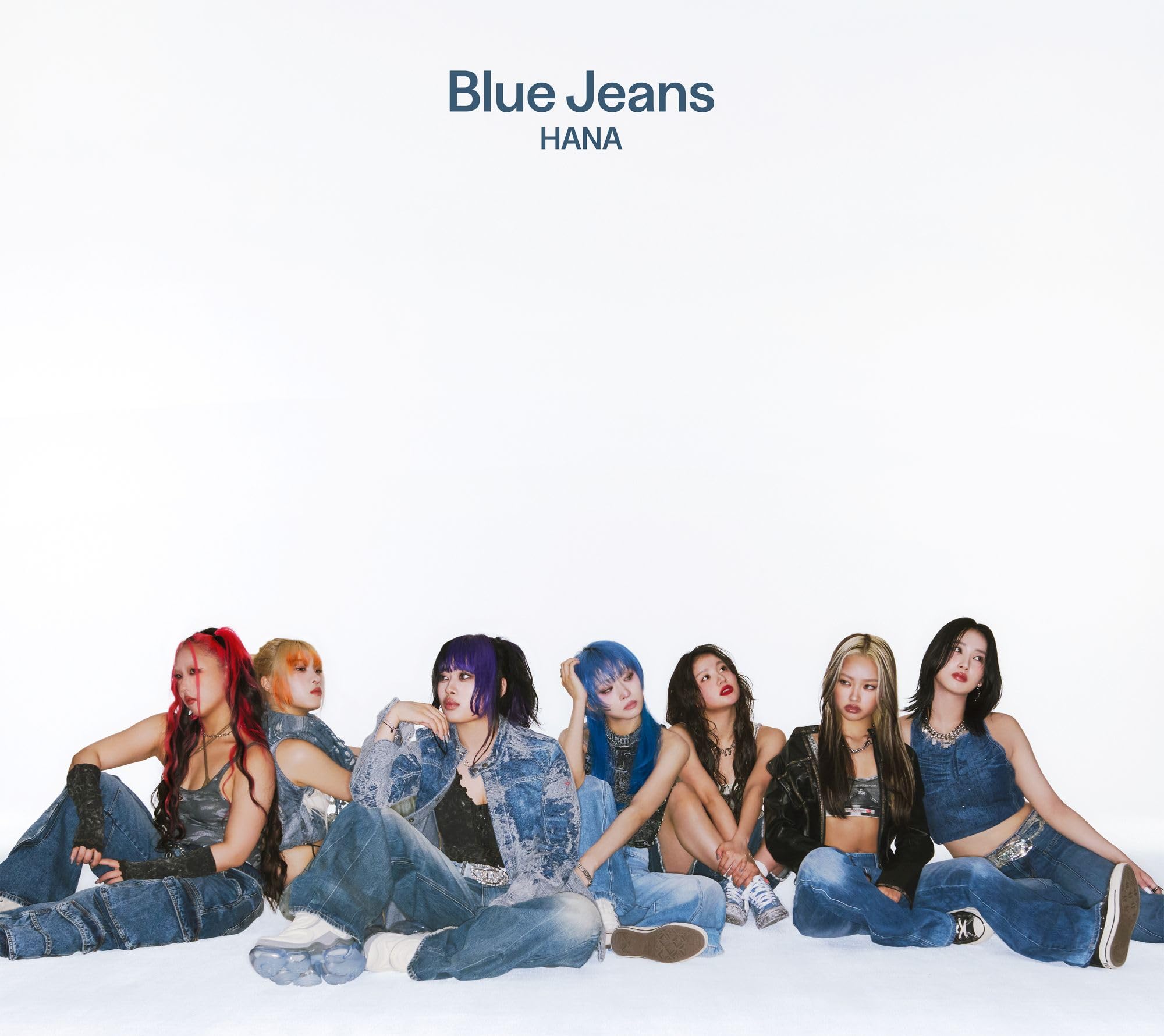 HANA Blue Jeans Standard Edition CD+Trading Card Free Ship w/Tracking# New Japan
