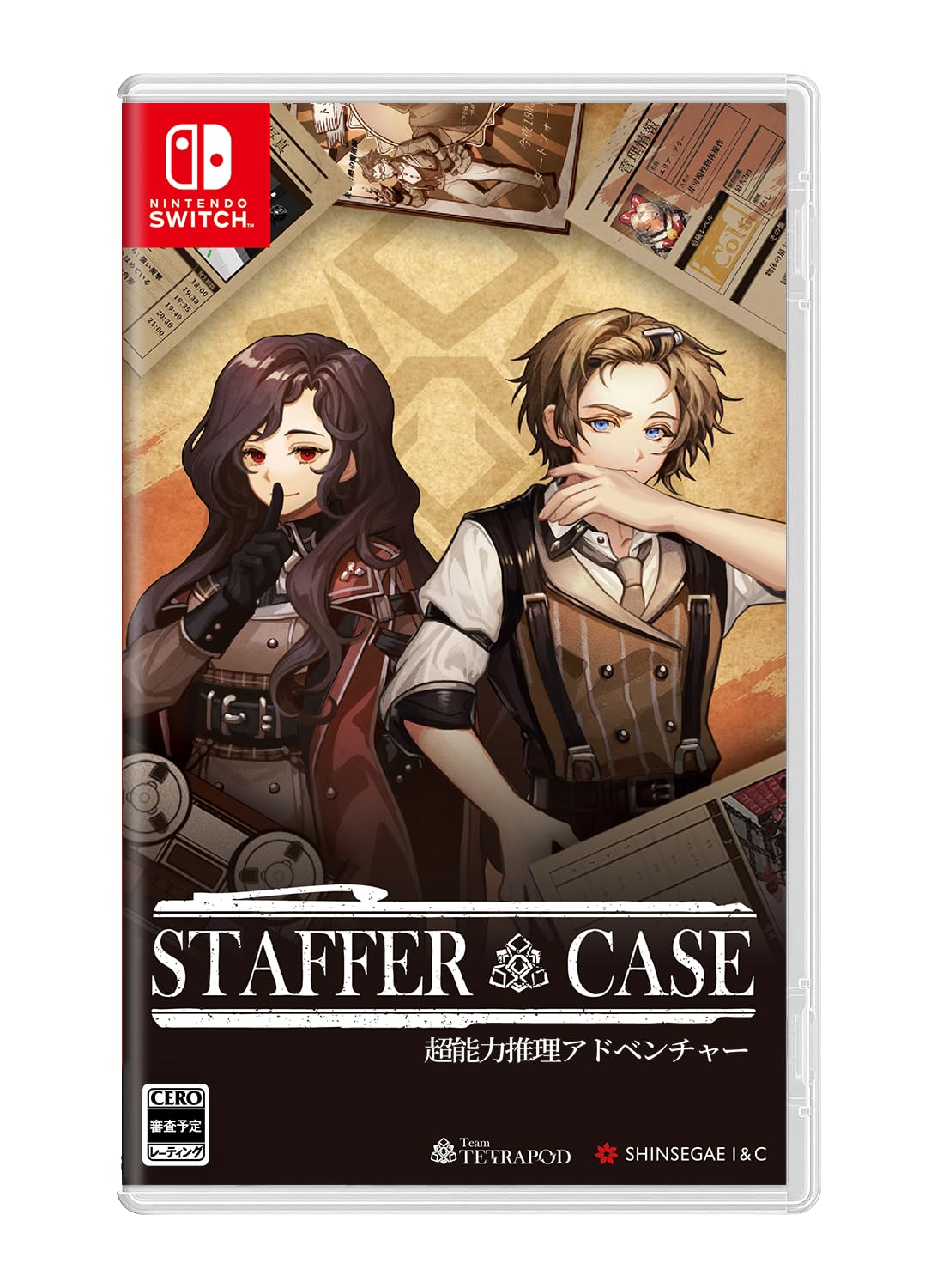 Unopened SW Staffer Case A Supernatural Mystery Adventure Nintendo Switch NEW