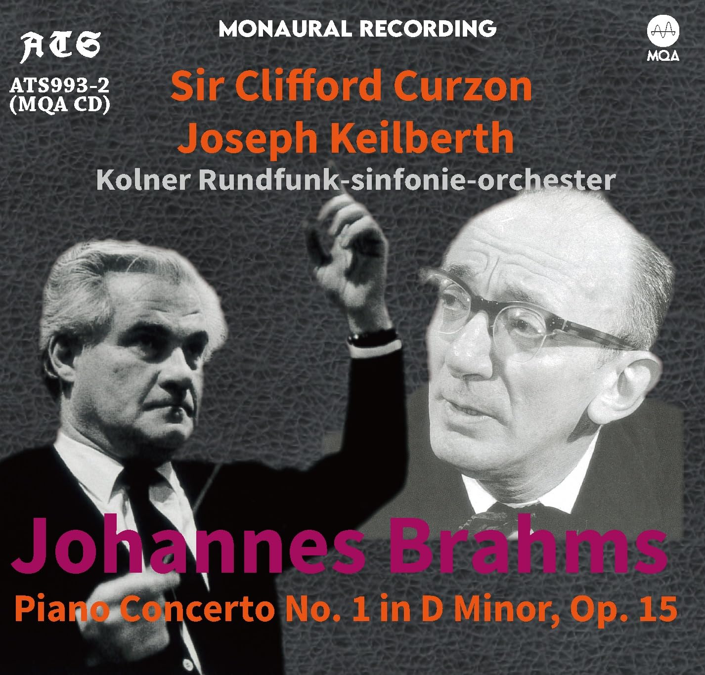 Clifford Curzon Joseph Keilberth Brahms Piano Concerto No. 1 MQA-CD JAPAN NEW
