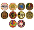 Tenyo Harry Potter Gold Badge Hogsmeade & Diagon Alley 10-piece set box NEW