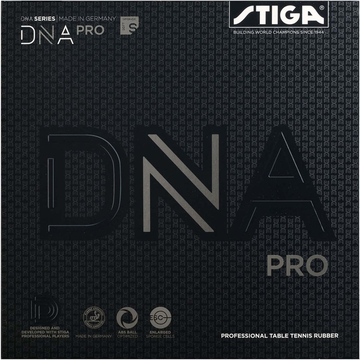 STIGA Table Tennis Rubber Tension Back-Spin DNA Pro S Red Extra Thick NEW