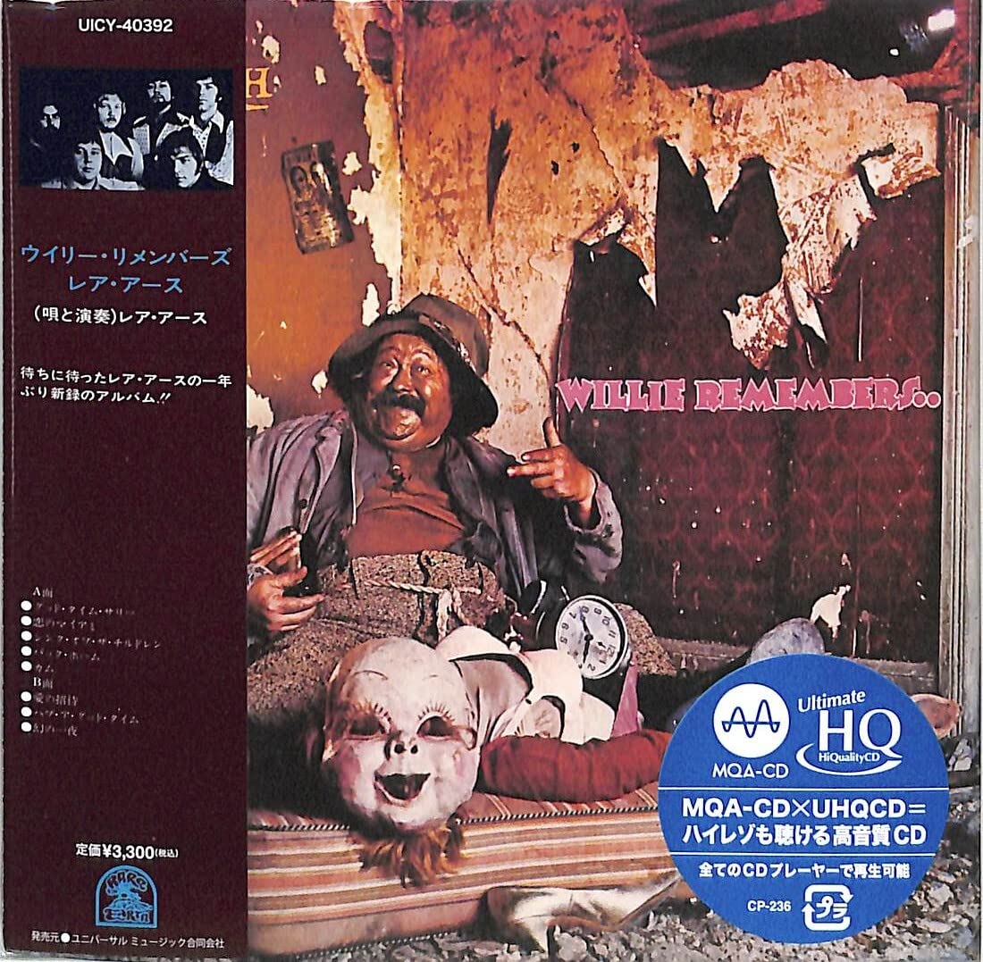 RARE EARTH WILLIE REMEMBERS WITH BONUS TRACK JAPAN MQA UHQ MINI LP CD HI-RES 4BT