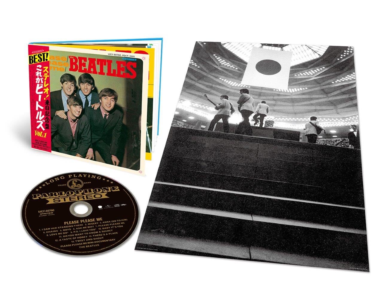 6WT 2026 THE BEATLES PLEASE PLEASE ME /WITH THE BEATLES JAPAN MINI LP SHM CD SET