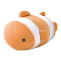 Liv Heart Bolster Cushion Marshmallow Aquamie Clownfish W15xD27xH14cm NEW