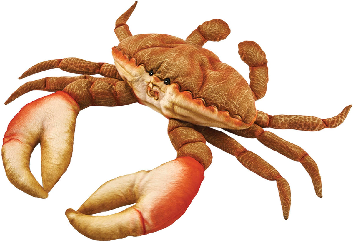 'HANSA Crab Orange BH6312 35 cm Realistic Animal Plush Stuffed Toy NEW'