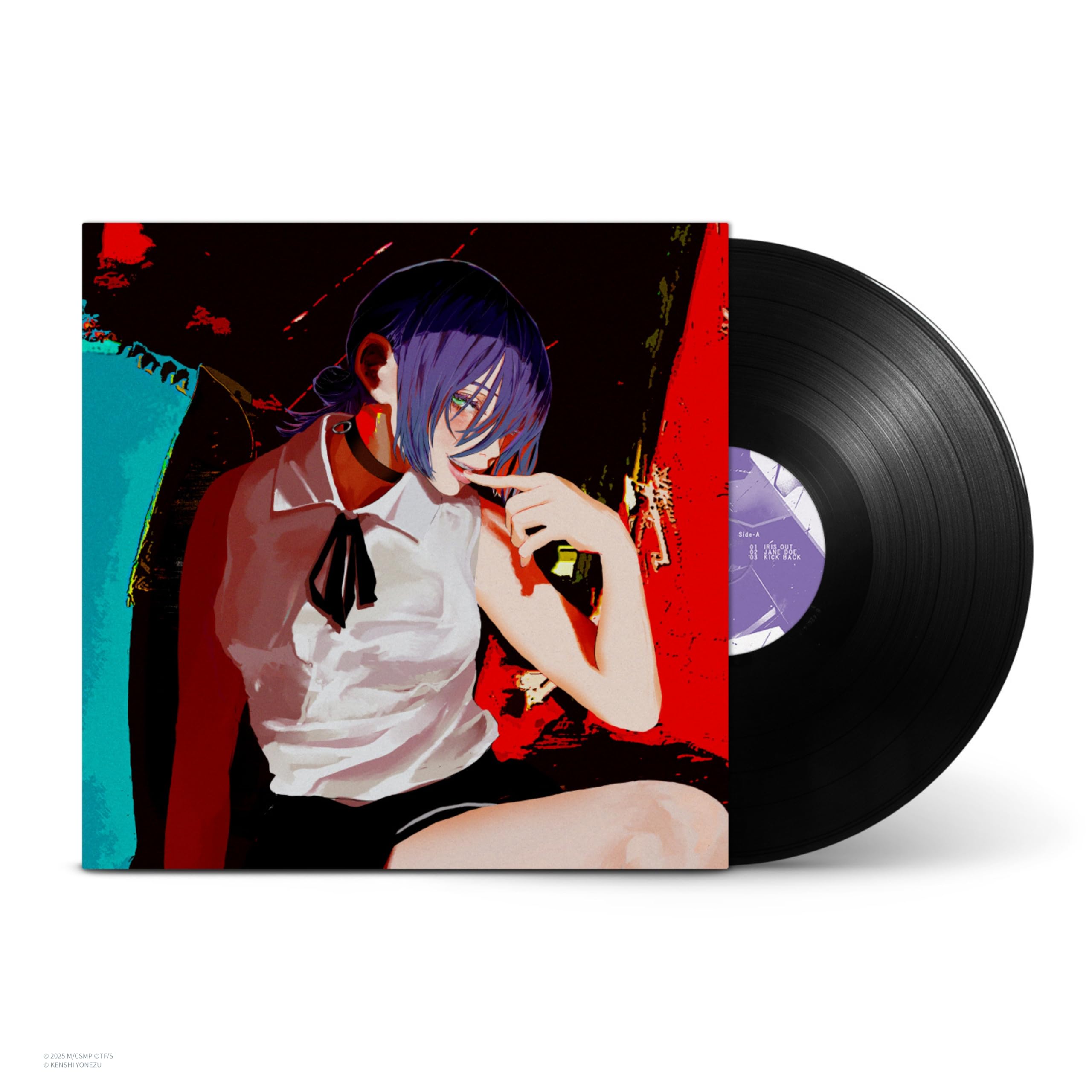 Kenshi Yonezu - IRIS OUT JANE DOE Vinyl Record & KICK BACK Chainsaw CD +Necklace