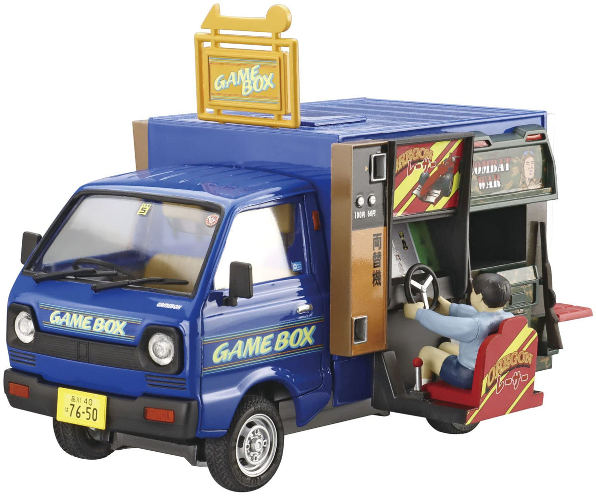 'Aoshima Mobile Sales Game Center 124 Diorama Vehicle Plastic Model Kit Japan NEW'