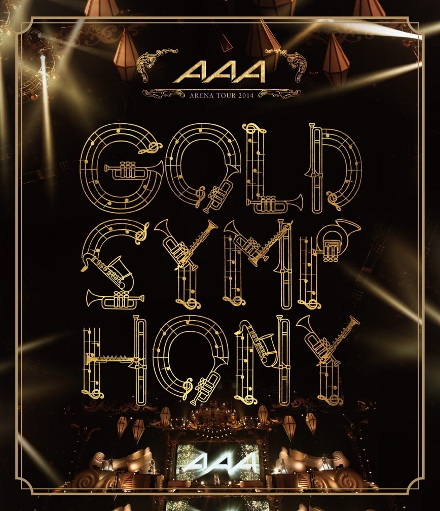 Blu-ray AAA Arena Tour 2014 -Gold Symphony- Japanese (Blu-ray Disc Video x1) NEW