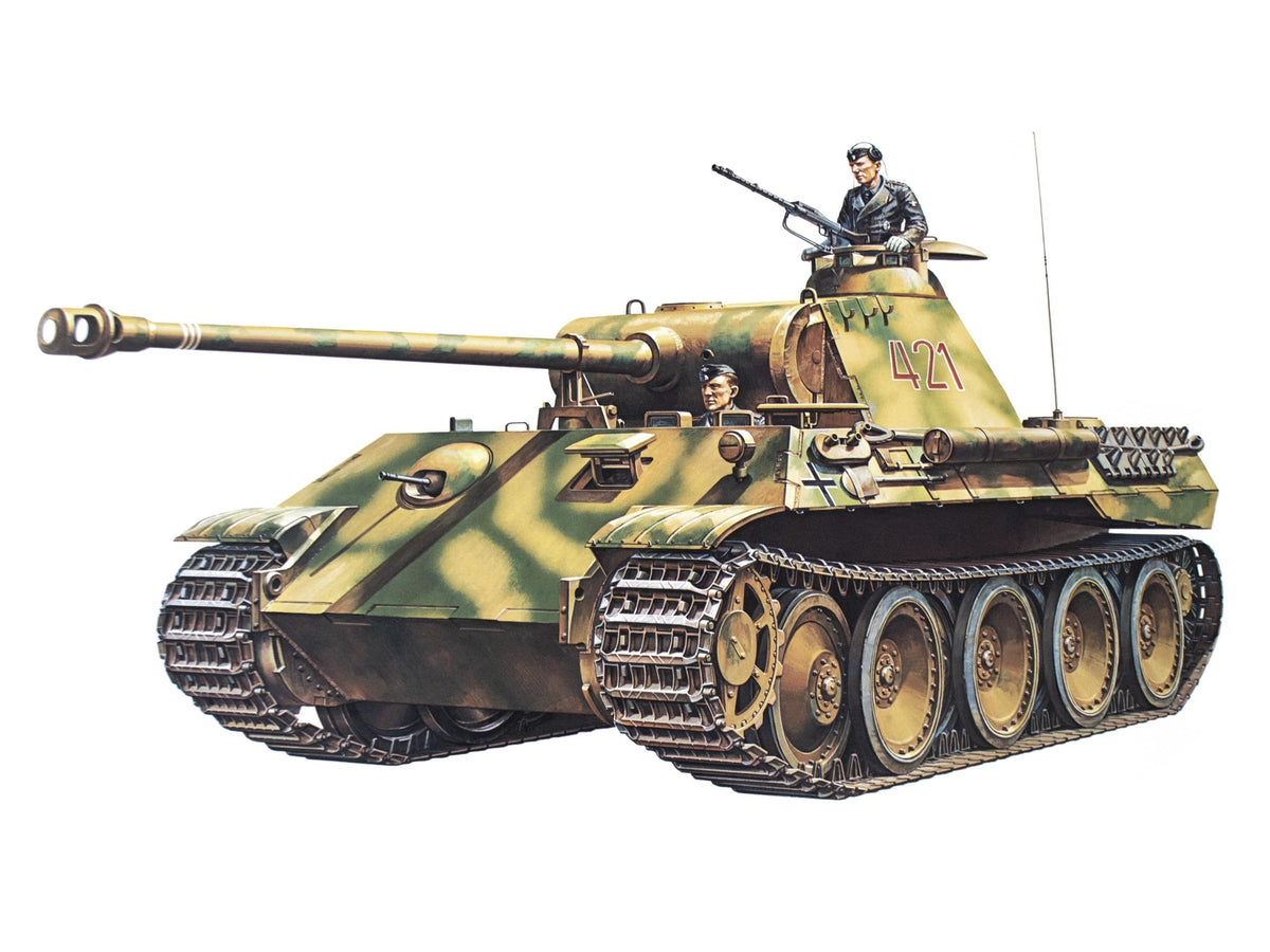 TAMIYA 135 Military Miniature Series No.65 German Army Panther Medium Tank NEW